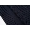 Long knitted sweater with turtleneck - winter dress