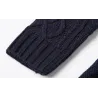 Long knitted sweater with turtleneck - winter dress