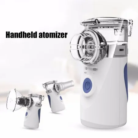 Kannettava ultraääninen nebulisaattori - minikäsien inhalaattori - ilmankostutin - atomizer