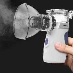 Bärbar ultraljud nebulisator - mini handhållen inhalator - luftfuktare - atomizer - set
