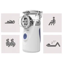 Bärbar ultraljud nebulisator - mini handhållen inhalator - luftfuktare - atomizer - set