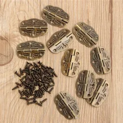 Antique door butt hinges 10 pieces