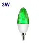3W 5W 9W - E27 E26 E14 E12 Led 85-265V - ampoule avec effet feu - vert