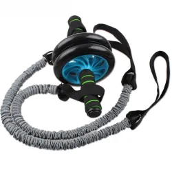EquipoSoga de resistencia Rueda de rodillo Ab - entrenador abdominal