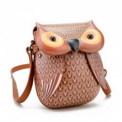 Fashion owl design - olkapää ja crossbody mini laukku