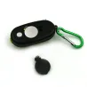 Mini COB LED 3-moodinen flashlight karabinerilla