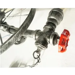 Iron wheel - retro wall lamp