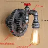ApliquesTubo de hierro vintage - lámpara de pared