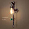 Vintage water pipe - wall lamp