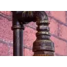 Vintage water pipe - wall lamp
