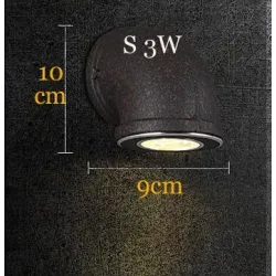 Iron pipe - wall mounted lampWall lights