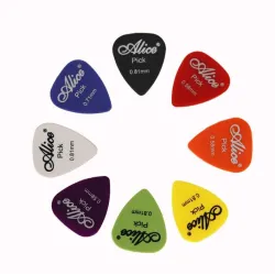 Elgitarrplock - 0,58 mm 0,71 mm 0,81 mm 0,96 mm 1,20 mm 1,50 mm - 50 stycken