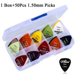 Elgitarrplock - 0,58 mm 0,71 mm 0,81 mm 0,96 mm 1,20 mm 1,50 mm - 50 stycken