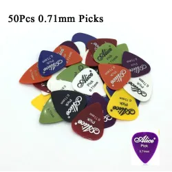 Elgitarrplock - 0,58 mm 0,71 mm 0,81 mm 0,96 mm 1,20 mm 1,50 mm - 50 stycken