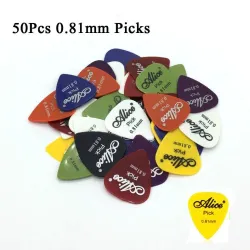 Elgitarrplock - 0,58 mm 0,71 mm 0,81 mm 0,96 mm 1,20 mm 1,50 mm - 50 stycken