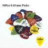 GuitarrasElectrodomésticos de guitarra - 0,58 mm 0,81 mm 0,96 mm 1.20mm 1,50mm - 50 piezas
