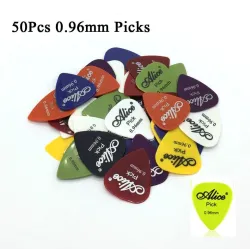 Elgitarrplock - 0,58 mm 0,71 mm 0,81 mm 0,96 mm 1,20 mm 1,50 mm - 50 stycken