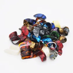 Thumb finger guitar pick - celluloid mediator - 1.2mm