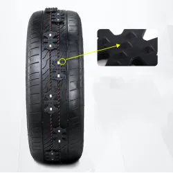 Vinter anti-skid universell hjul däck nödkedja 2 bitar