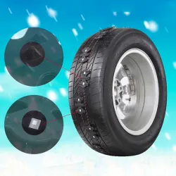 Vinter anti-skid universell hjul däck nödkedja 2 bitar