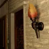 Retro hand with torch - wall lampWall lights