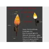 Retro hand with torch - wall lampWall lights