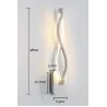 Lampada da parete moderna - alluminio