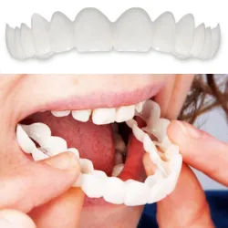 Silicone teeth cover - denture 2 pieces