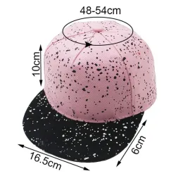 Dot bedruckte Baseballkappe - unisex