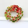 Christmas mistletoe wreath, tunnetuin esittäjä brooch