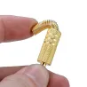 1/8 "3,5 mm guld manlig plug koax kabel - professionell ljudadapter anslutning 5 bitar