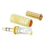 1/8" 3,5mm kultainen plug coax kaapeli - ammattimainen audio adapteri 5 kappaletta