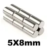 N35Imán del cilindro de neodimio N35 - 5 * 8mm 20 piezas