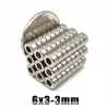 N35 - neodymium magnet - stark ring med hål - 6 * 3mm - 50 bitar