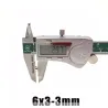 N35 - neodymiummagneetti - vahva reikä - 6 * 3 * 3 mm - 50 kappaletta