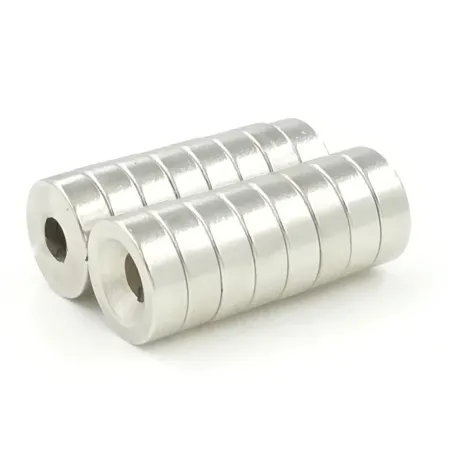 N35Imán de neodimio N35 - anillo fuerte 12 * 4 * 4mm 2 piezas