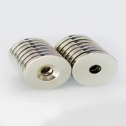 N35Imán de neodimio N35 - anillo redondo súper fuerte 20 * 3 * 5mm 10 piezas