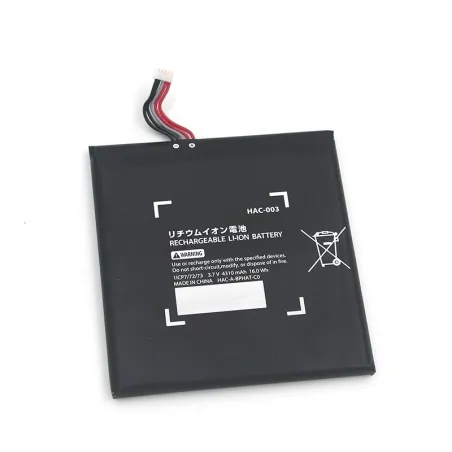 Original 3.7V 4310mAh laddningsbart batteripaket - inbyggt - för Switch NS-konsol