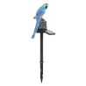 Solarbetriebene LED Papageien - Gartenlicht