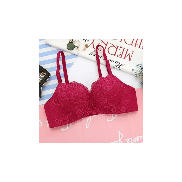 Floral BH - Frontverschluss - Push-up - Wireless