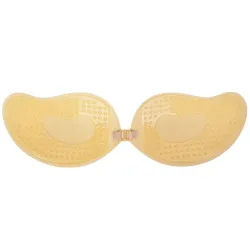 Adhesive bra with push up - seamless - strapless - front closure