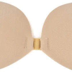 Adhesive bra med push up - sömlös - strapless - front stängning
