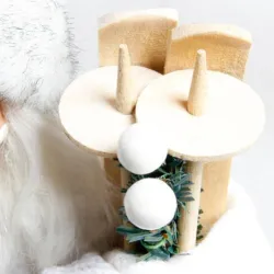 Weihnachtsdekoration Weihnachtsmann Puppe