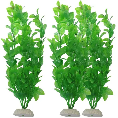 Aquarium artificial green grass - plant 26 cm