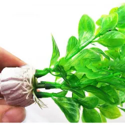 Aquarium artificial green grass - plant 26 cm