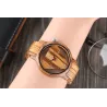 Relojestriángulo geométrico - reloj de cuarzo de madera - unisex