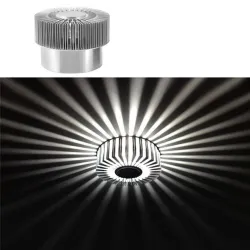 Smart LED 3W - aluminiumtak ljus - fjärrkontroll - RGB - dimmable