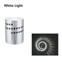 LED seinävalo spiraalireiällä - RGB - etäohjain