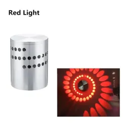 LED seinävalo spiraalireiällä - RGB - etäohjain