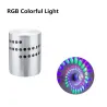 LED wall light with spiral hole - RGB - remote controllerWall lights
